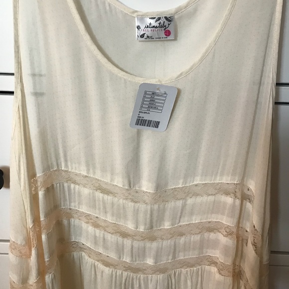 NEW Free People Voile and Lace Trapeze Slip - Picture 3 of 5